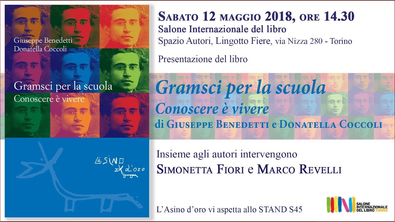Gramsci per la scuola -  Salone del libro di Torino