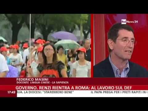 Federico Masini a RaiNews24   5 4 14